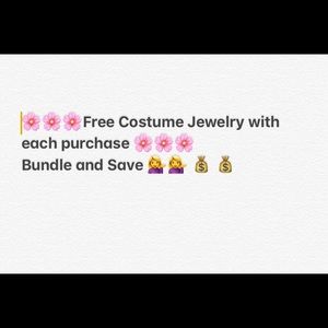 FREE COSTUME JEWELRY WITH EACH PURCHASE